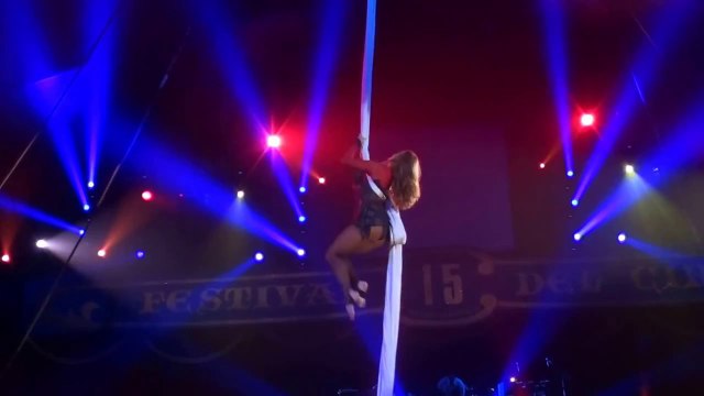 NATALIA DEMJEN-aerial silk-presents Art agency Valentino