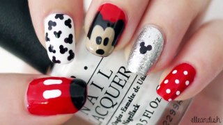 Disney Mickey Mouse Inspired Nails