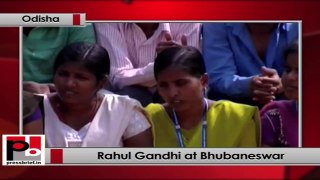 Rahul Gandhi interacts with students in Bhubaneswar, Odisha