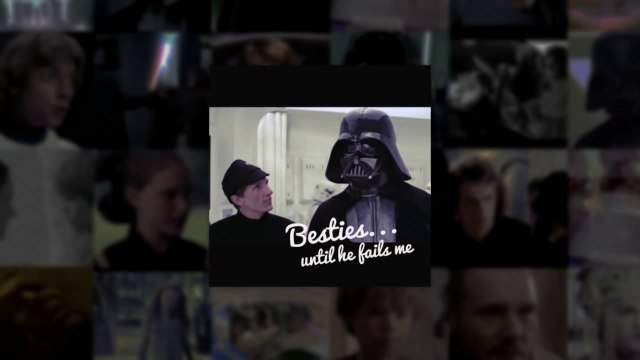 Dark Vador Look Back facebook! Parodie de facebook...