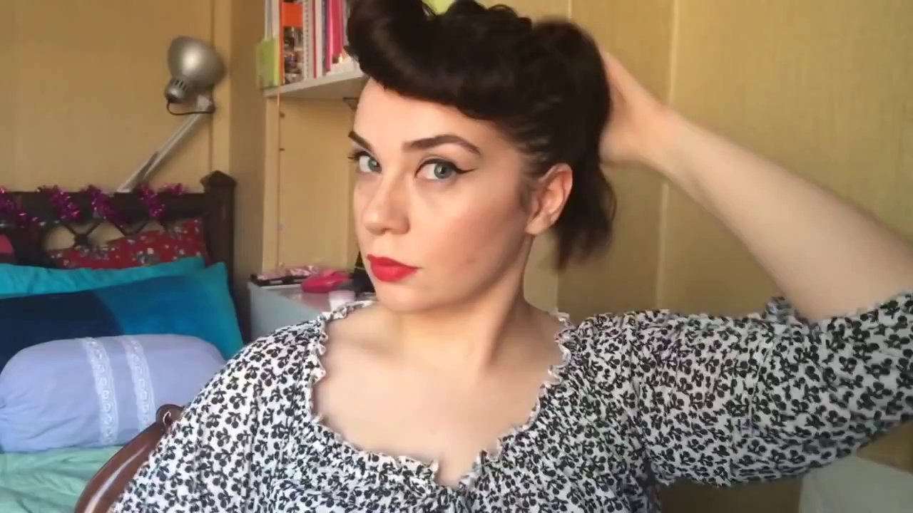 Basit Pin-up Saç Modelleri