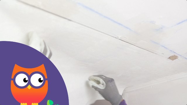 Comment poser de la toile de verre au plafond (Ooreka.fr)