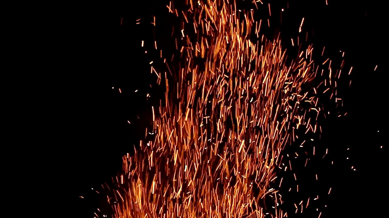 Fire sparks 2 - Free HD stock footage