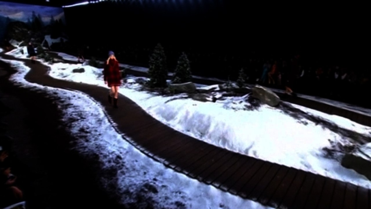 Tommy Hilfiger's winter wonderland