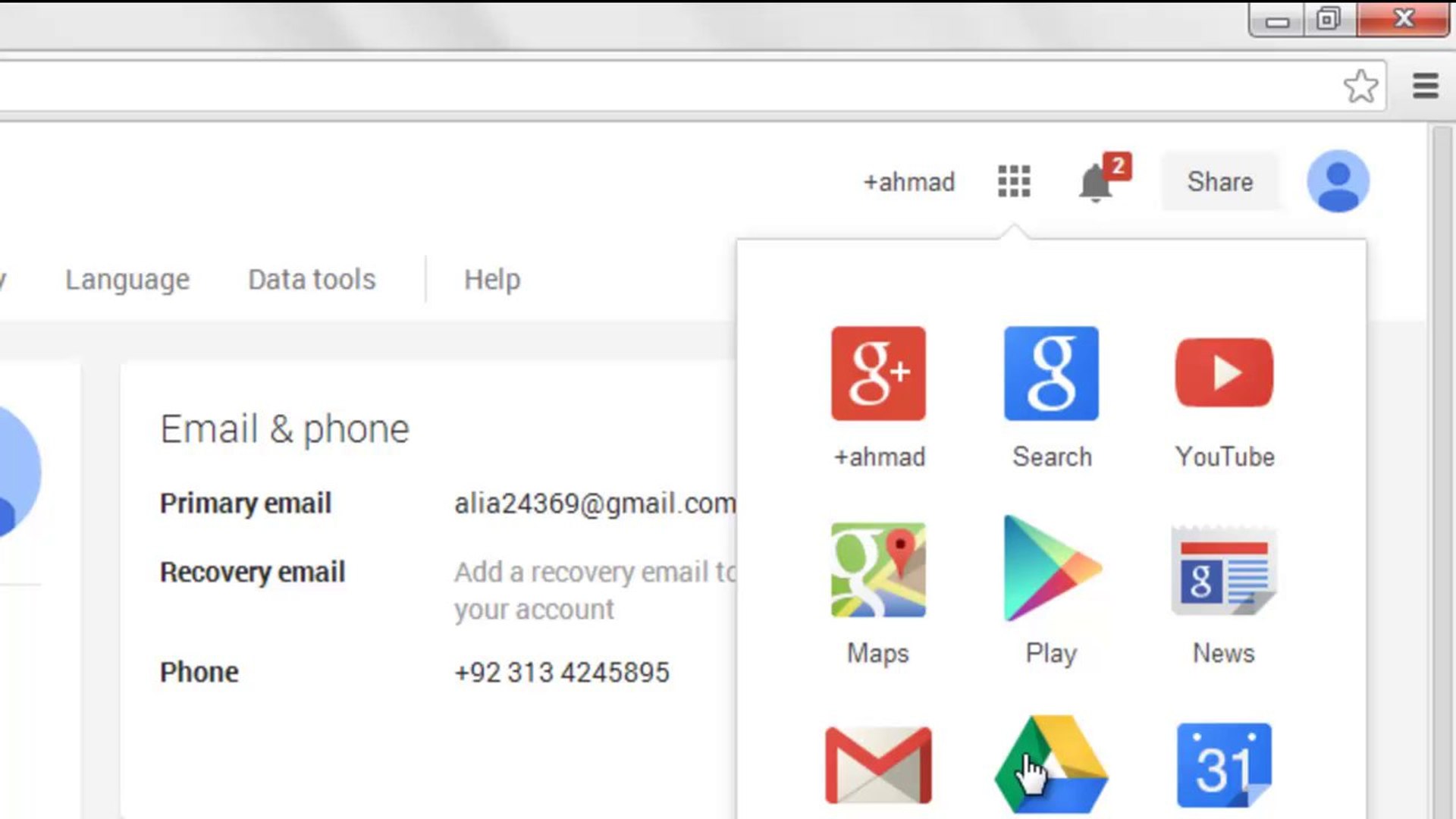 Learn to create a gmail account in urdu\hindi