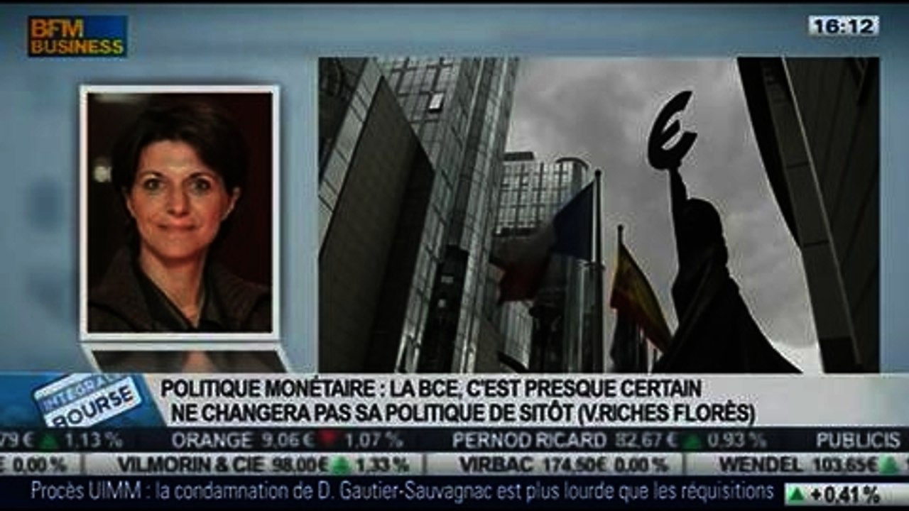 "La BCE, c'est presque certain ne changera pas sa politique de sitôt": Véronique Riches-Flores, dans Intégrale Bourse – 10/02