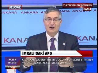 MHP'Lİ YENİÇERİ ; ÖCALAN KENDİ İFADESİYLE DE TAŞERONDUR