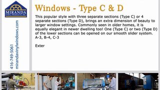 Casement Window Models manufacturer in Toronto | miranda vinyl windows.com