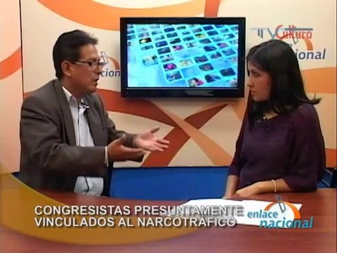 Entrevista sobre los congresistas presuntamente vinculados al narcotrafico