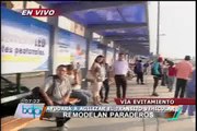 Municipalidad de Lima implementa modernos paraderos en Vía Evitamiento