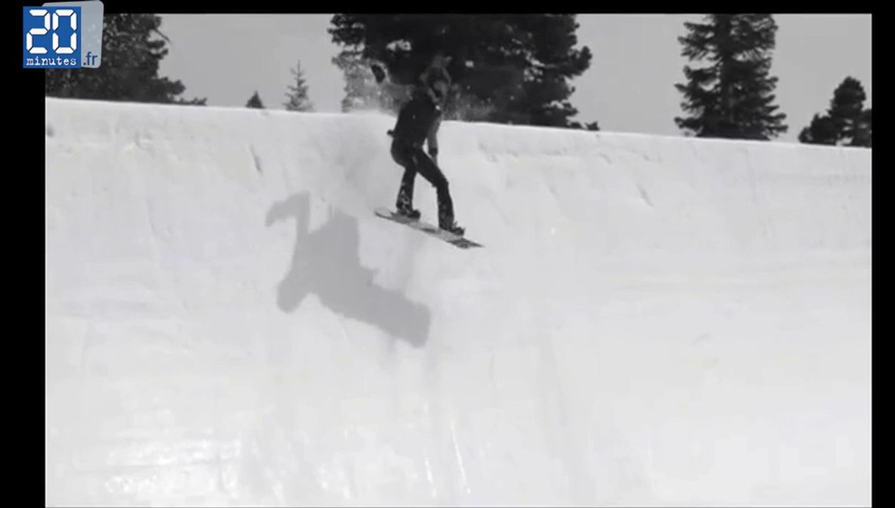 Shaun White tente un triple cork à l’entraînement et chute