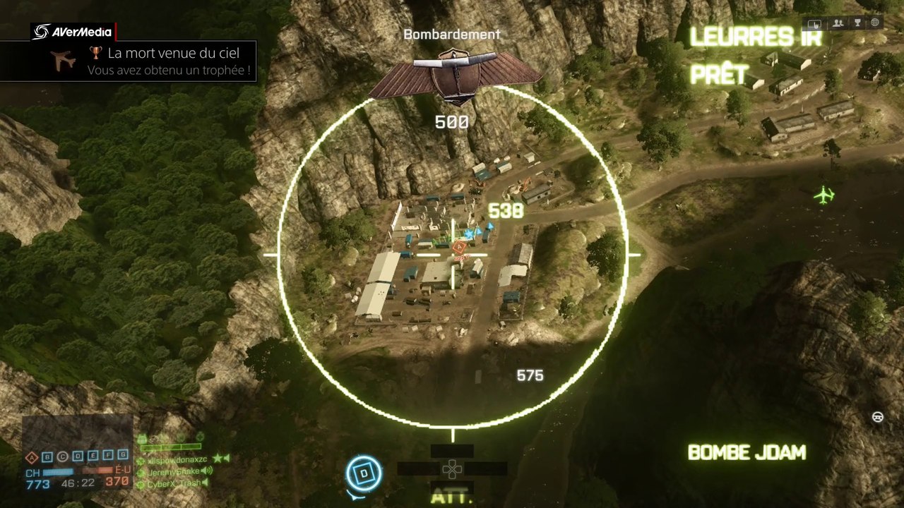 Battlefield 4 trophée La mort venue du ciel