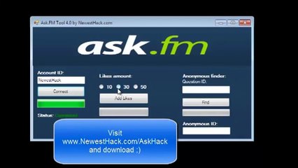 Ask FM cheat like hack