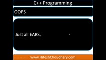 what is Object oriented programming oop in c  