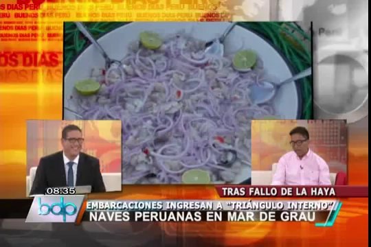 Detalles de la visita de pescadores peruanos a mar otorgado por La Haya