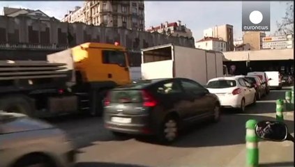 Los taxistas provocan el caos en París