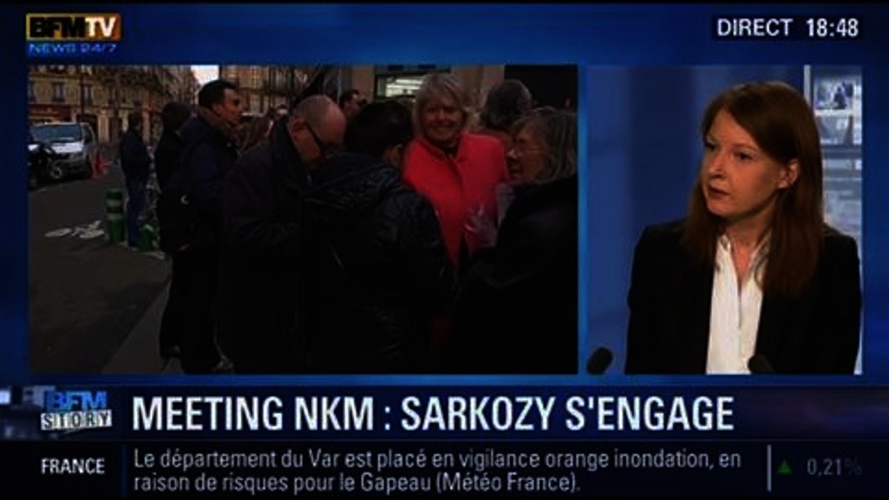 BFM Story: Nicolas Sarkozy assistera au meeting de Nathalie Kosciusko-Morizet - 10/02