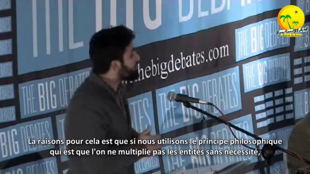 Débat. Athéisme ou Islam ! Preuve de l'existence de Dieu. Argument cosmologique. # Hamza Tzortzis