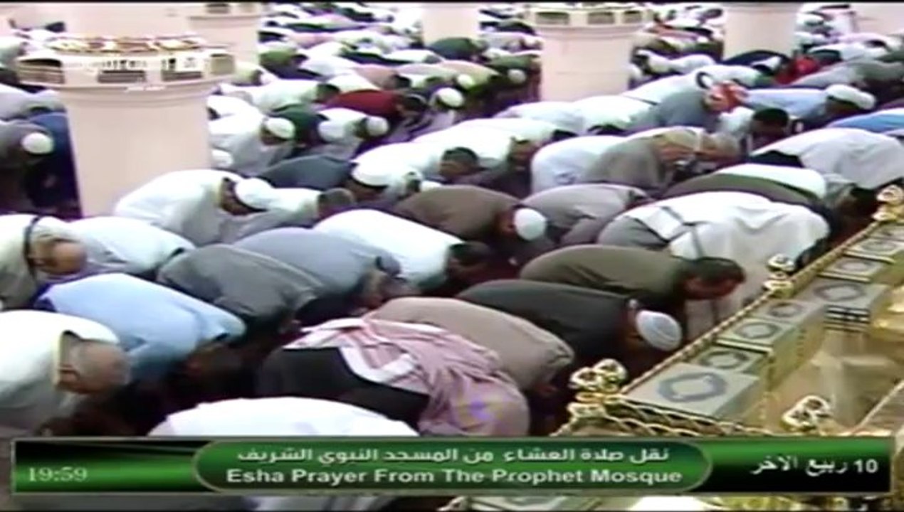 10th February 2014 Madeenah 'Isha led by Sheikh Thubayty