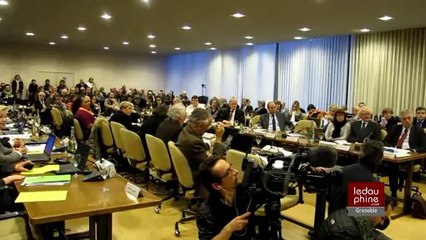 Dernier conseil municipal de Michel Destot