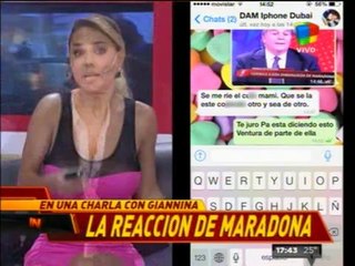 Pronto.com.ar La palabra de Maradona ante el supuesto embarazo