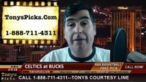 Milwaukee Bucks vs. Boston Celtics Pick Prediction NBA Pro Basketball Odds Preview 2-10-2014