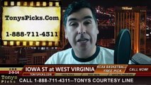 West Virginia Cavaliers vs. Iowa St Cyclones Pick Prediction NCAA College Basketball Odds Preview 2-10-2014