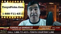 Kansas St Wildcats vs. Kansas Jayhawks Pick Prediction NCAA College Basketball Odds Preview 2-10-2014