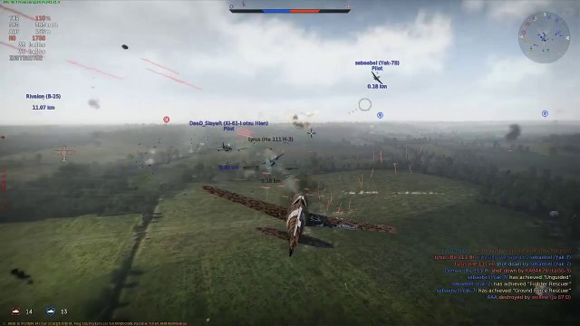 War Thunder - Dogfighting and Being Lucky Again