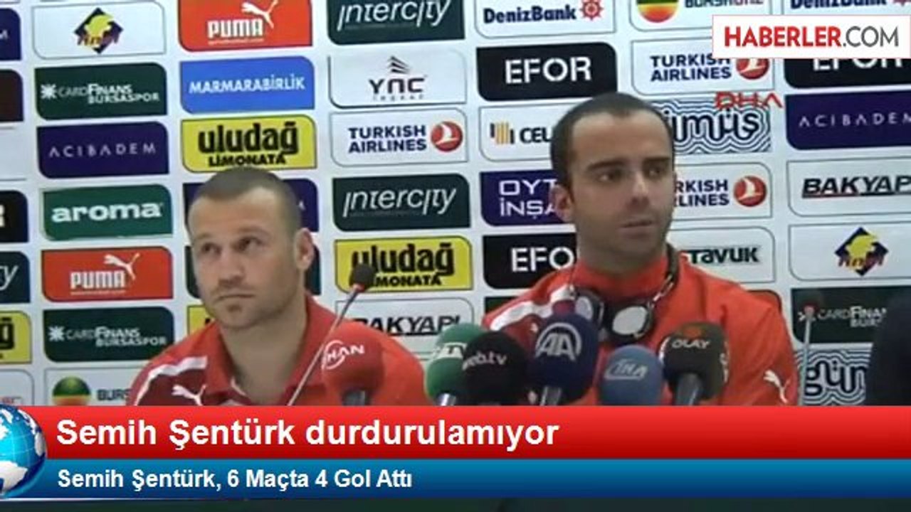 Semih Şentürk, 6 Maçta 4 Gol Attı