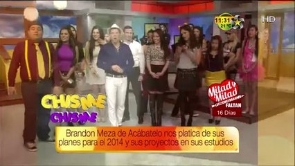 Brandon Meza comparte sus planes