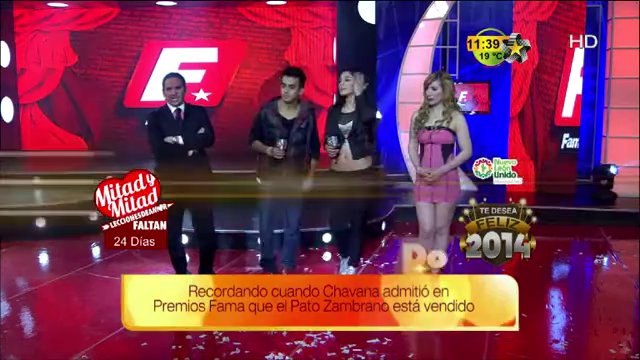 Chavana se molesta en Premios Fama