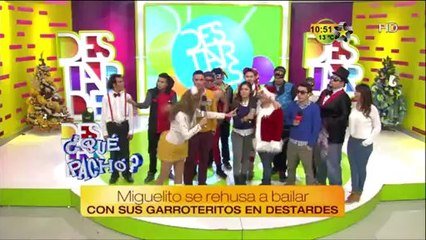 Miguel Díaz no le gusta bailar