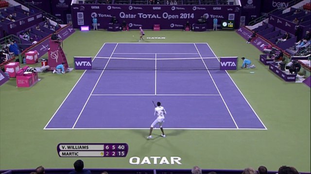 Doha: Williams derrota a Martic