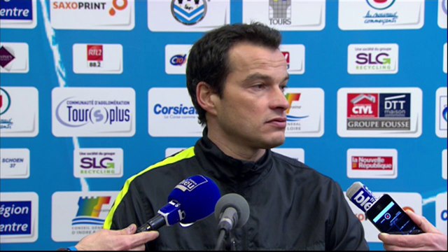 Conférence de presse Tours FC - AS Nancy-Lorraine (1-3) : Olivier PANTALONI (TOURS) - Pablo CORREA (ASNL) - 2013/2014