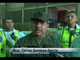 Comando unificado incautó gran cantidad de productos acaparados