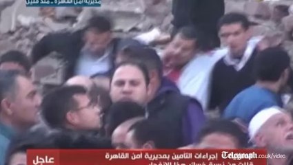 Egypt: footage shows aftermath of car bomb in Cairo