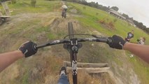 Bad Mountain Bike Crash On Dirt Jump