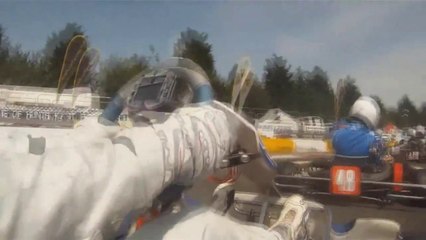 Crazy Go Kart Accident - Kimbolton  Junior Max Pre Final