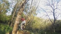 Mountain Bike Accident On Dirt Jump