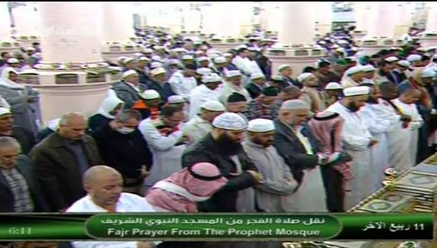 11th February 2014 Madeenah Fajr led by Sheikh Hudhaify