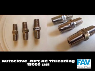 Autoclave  Fittings,15000 psi