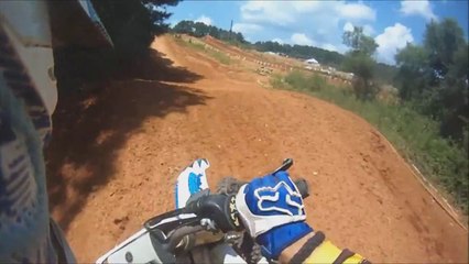 1815.Dirt Bike Crash Into A Pond