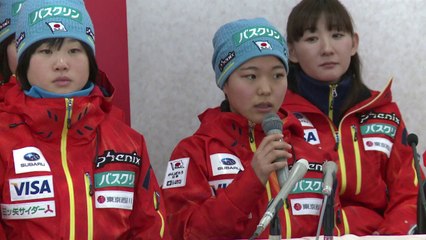 JO-2014: S.Takanashi, première médaillée en saut à ski? Durée: 01:50