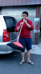 Download Video: Taiwanese Man Makes Music With a Broom