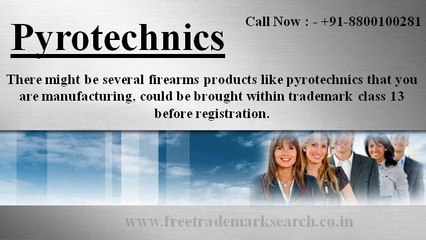 Trademark Class 13 | Firearms