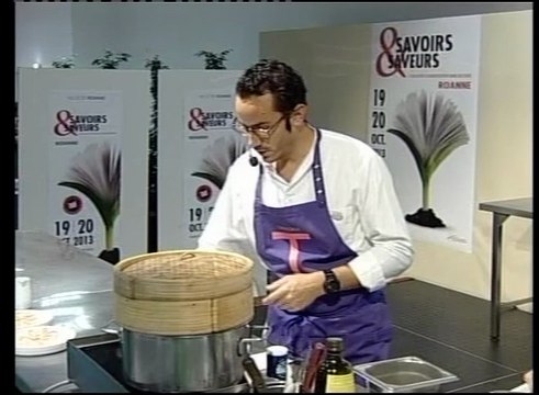 César Troisgros - Démonstration au Salon Savoirs & Saveurs 2013