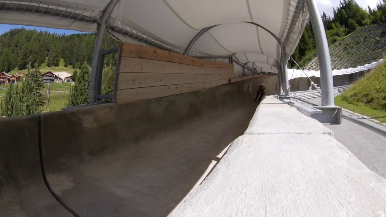 Beton on Fire - Piste de Olympique de Bobsleigh - la Plagne