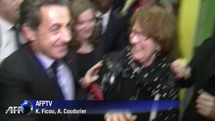 Municipales à Paris: Sarkozy au premier meeting de NKM