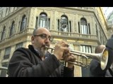 Napoli - San Carlo, flash mob degli artisti contro la Legge Bray -live- (10.02.14)